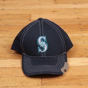 Seattle Mariners Baseball Cap Mens OS Blue Bottle Opener Brim